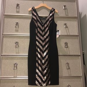 GUESS Hand Sequined Bodycon Dress